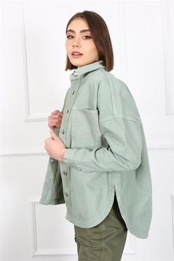 Kadın  Ceket Bg 813-07 Almond Green