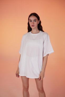 Lure Oversize Tshirt Beyaz