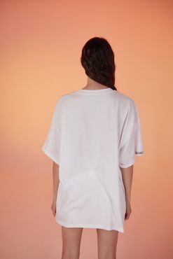 Lure Oversize Tshirt Beyaz