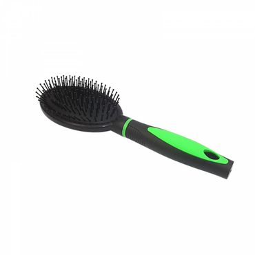 Piev Yeşil Siyah Saplı Siyah Telli Saç Fırçası