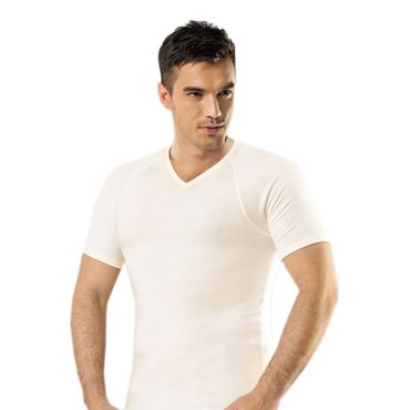 Namaldı 173 Unisex Bay-Bay Gerçek Kısa Kol V Yaka Termal Üst İçlik - Termal V Yaka Kısa Kol